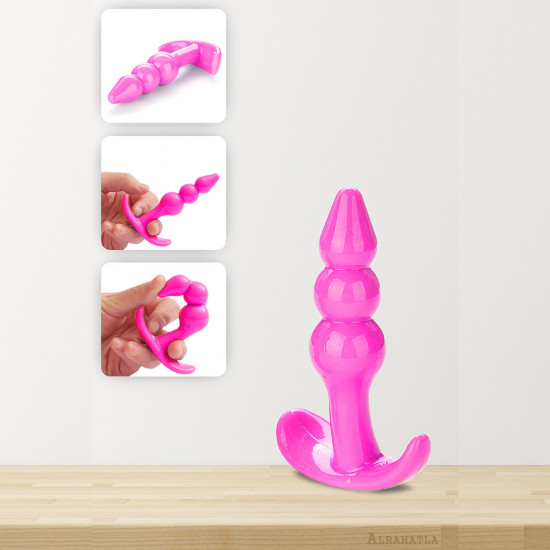 Anal Plug Dildo Model-D Pembe